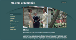 Desktop Screenshot of mastersceremonies.com